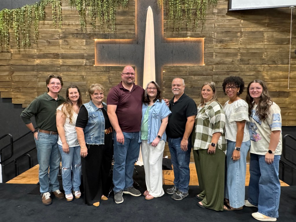 Fordland FWB worship team on stage